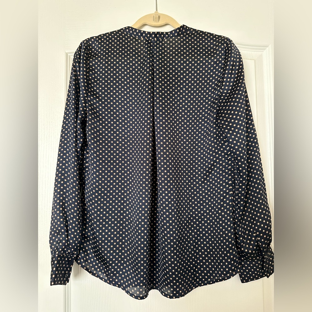 The Limited Navy Polka Dot Top - Picture 2 of 4